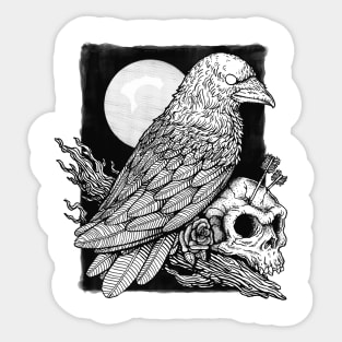 Crow Sticker